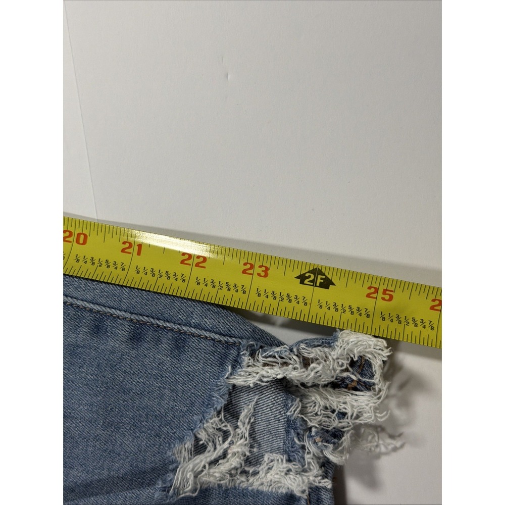 American Eagle Blue Denim Jeans Women's Size 6 Next Level Stretch Distressed - Picture 12 of 13